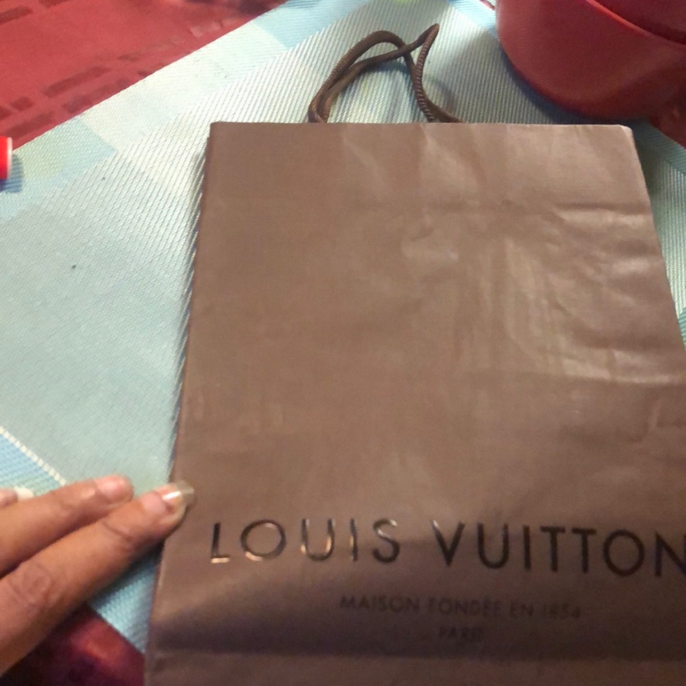 Louis Vuitton bag brown sign of use